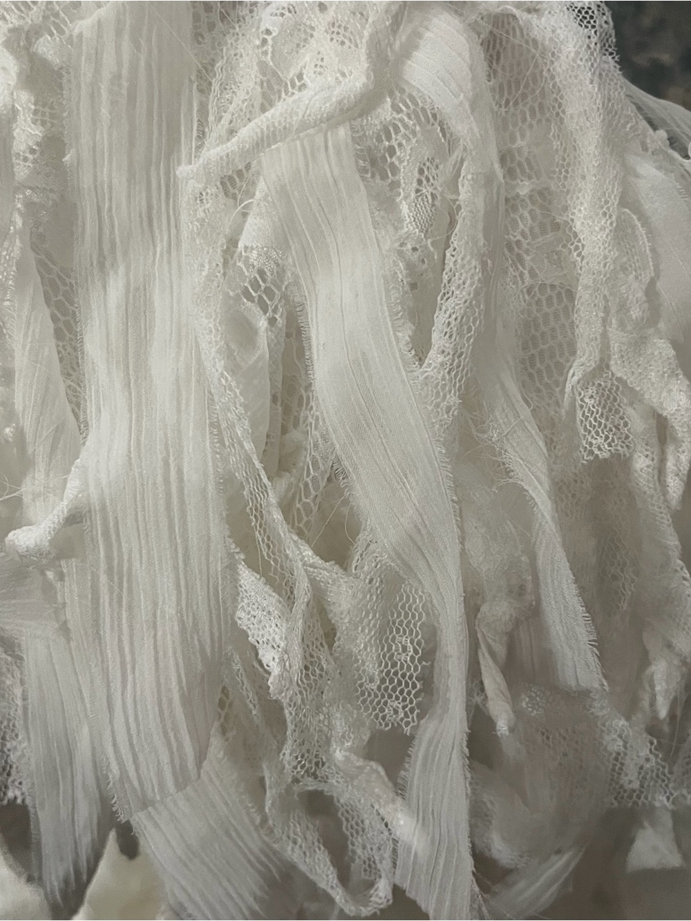 Free People Songbird Mini Dress White Large - Picture 9 of 10